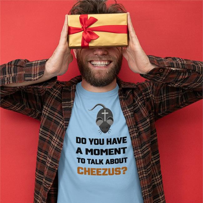 Mouse Do You Have A Moment To Talk About Cheezus Long Sleeve Tee Shirt Strangethrift