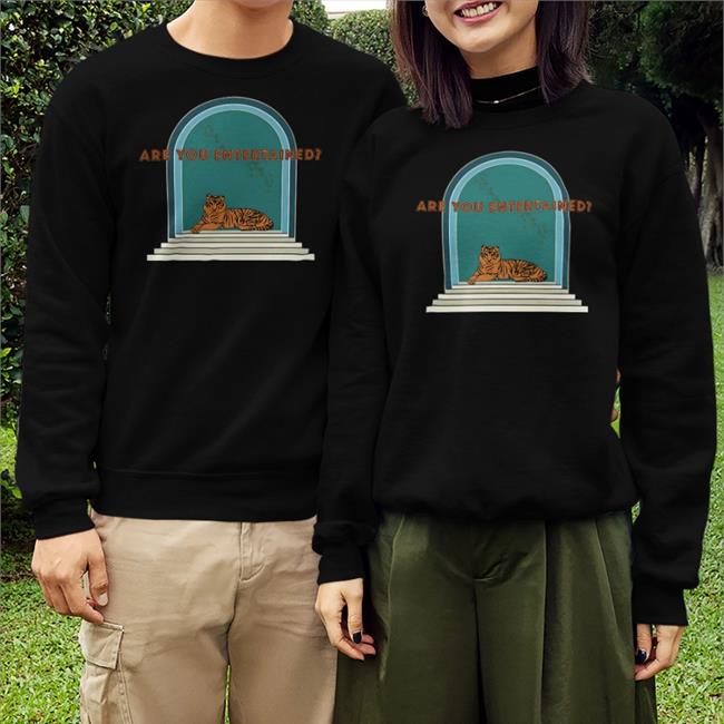 Russ Merch Are You Entertained Sweatshirt Black