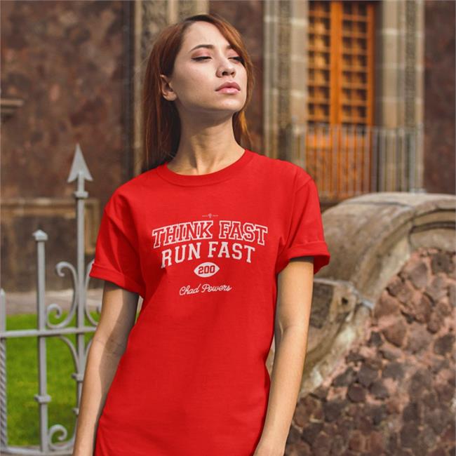 Chad Powers Rotowear Think Fast Run Fast Tee Shirt