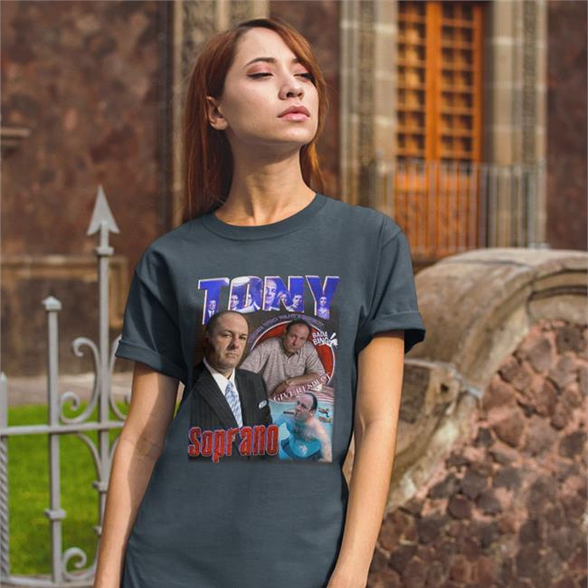 Tony Soprano Those Who Want Respect Give Respect TShirt Black Sopranos Central OrangePeelbeef