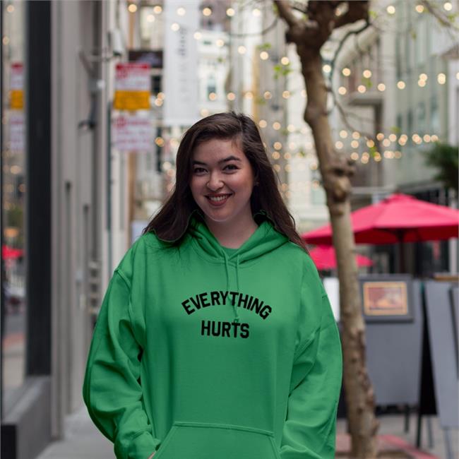 Everything Hurts Shirt Green