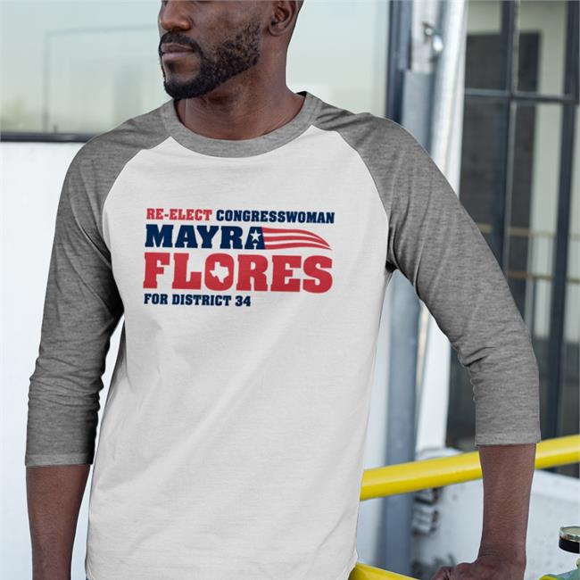 Angelina Tamez Re Elect Congresswoman Mayra Flores Edition Limited Hoodie White Angelinatameztx