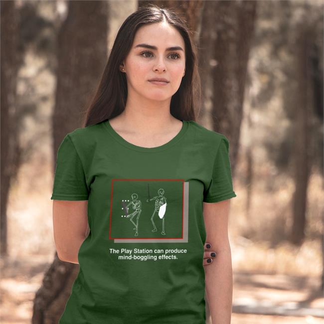 Clammy Heart The Play Station Can Produce Mind-Boggling Effects Long Sleeve Tee