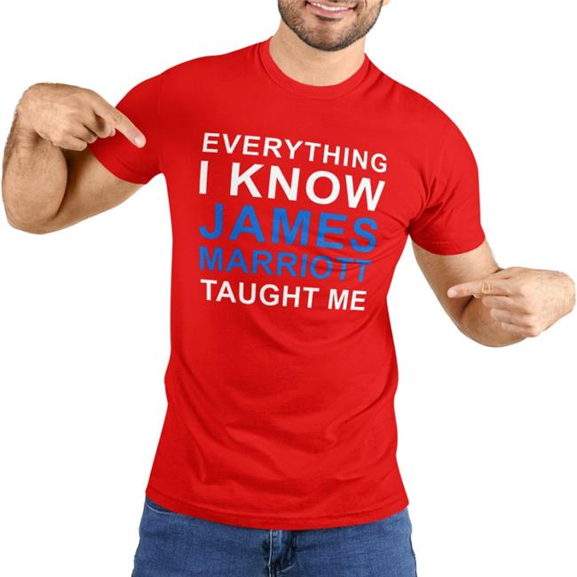 James Marriott Everything I Know James Marriott Taught Me Sweatshirt JamesMarriottYT