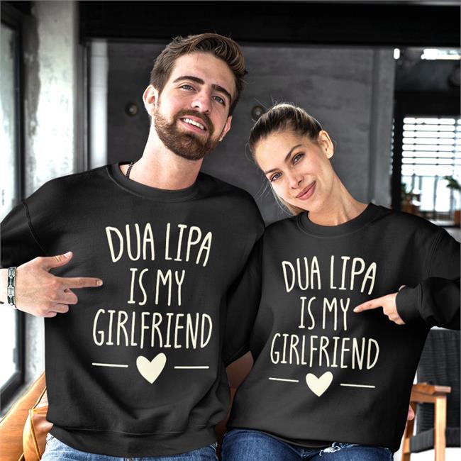 Dua Lipa Is My Girlfriend Tee Black