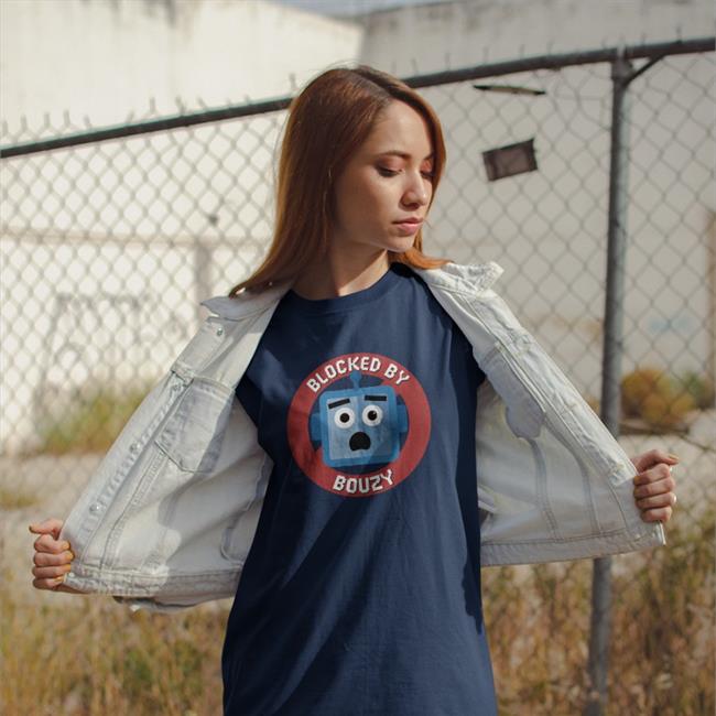 Popcorned Planet Merch Popcorned Planet Blocked By Bouzy Tee