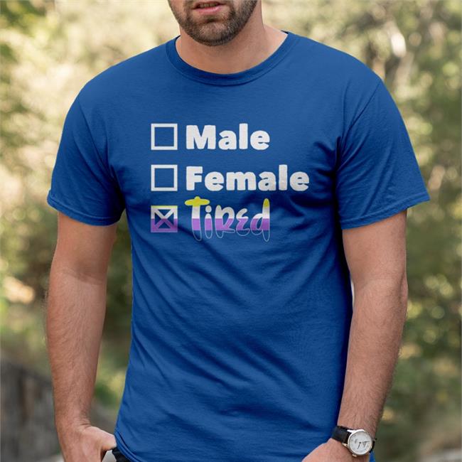 Male Female Tired Tee Shirt Mamunches Male Female Tired Hat