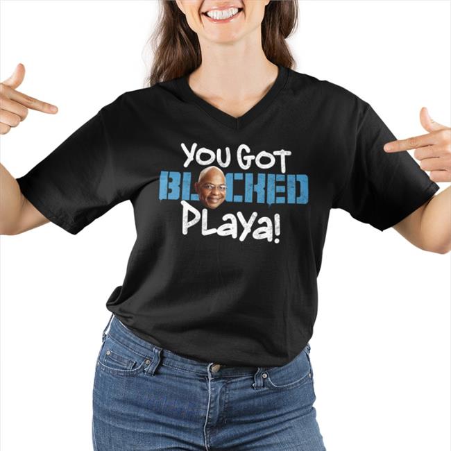 You Got Blocked Playa T-Shirt Prowrestlingtees Merch You Got Blocked Playa Cap Pwtees Black