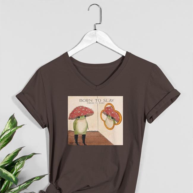 Maybell Eequay Born To Slay Forced To Work Sweatshirts Ben