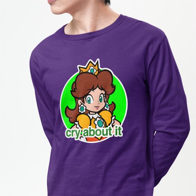 Princess Daisy Cry About It Hoodies Shirt