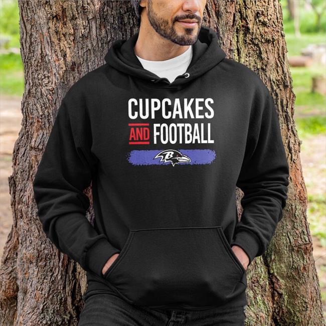 Cupcakes And Football Long Sleeve T Shirt