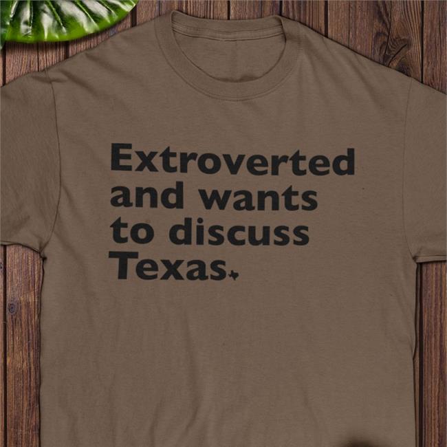 Nathan Ryan Extroverted And Wants To Discuss Texas Shirt