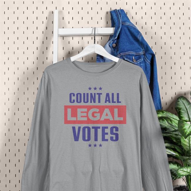 Count All Legal Votes shirt Johnrockshomes John M. Cameron White