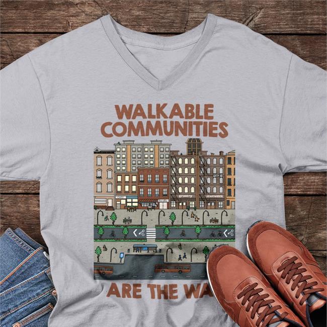 Nathan Allebach Merch Walkable Communities Are The Way Sweatshirt
