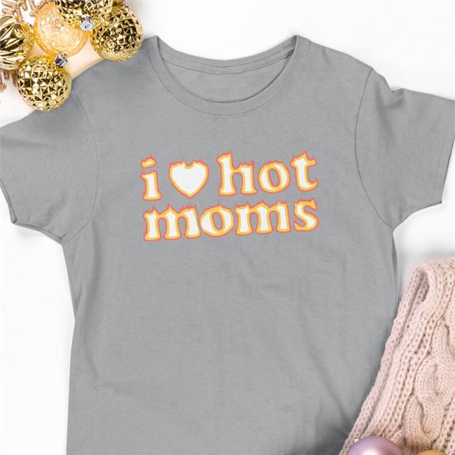 I Heart Hot Moms Flame Tank