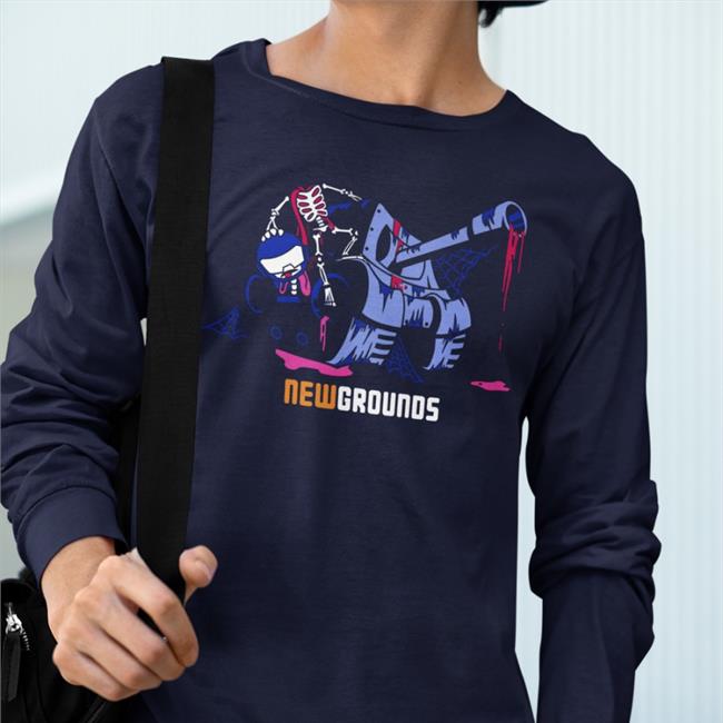 Halloween Newgrounds Crewneck Sweatshirt Sharkrobot Merch Phantom Arcade