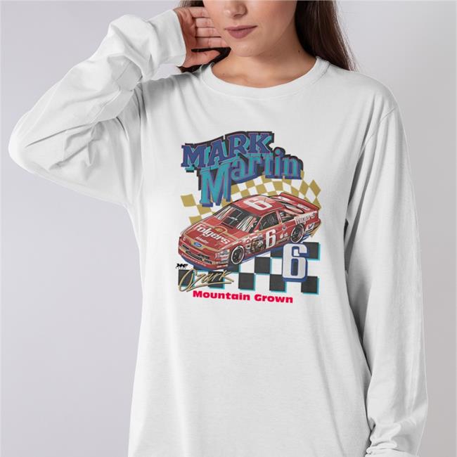 Markmartinarchive Merch1990 Folgers Ford Thunderbird Shirt Mark Martin
