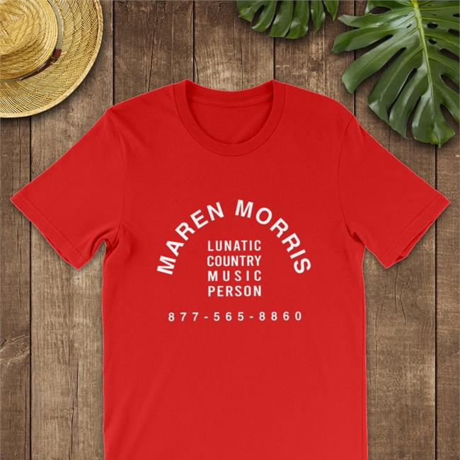Maren Morris Shop Merch Maren Morris Lunatic Country Music Person Original Black Hoodie Brian Mansfield