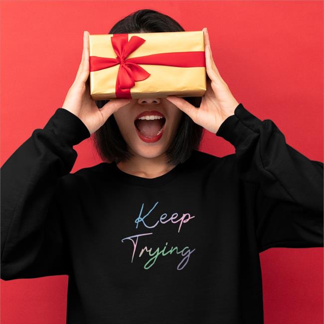 Keep Trying Zip Up Hooded Tryguys Merch
