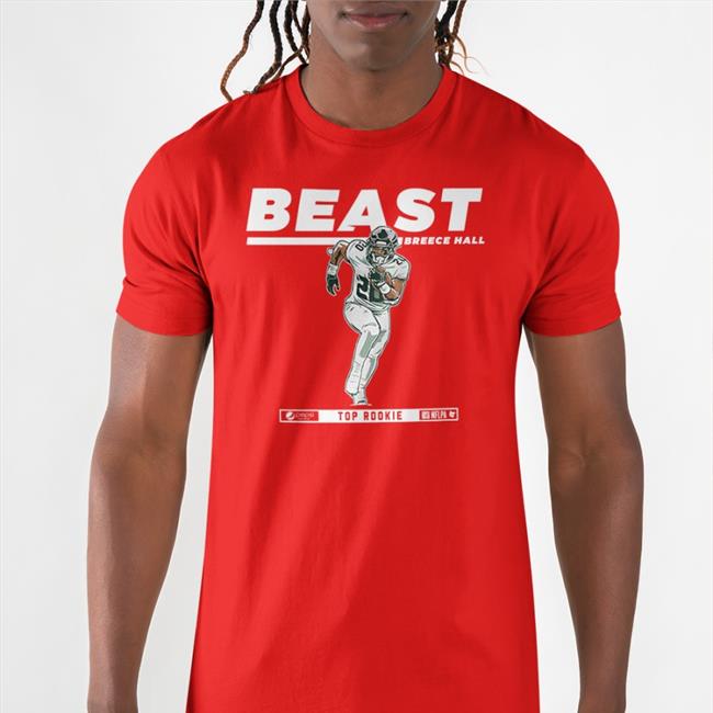 Beast Breece Hall Tee New York Jets