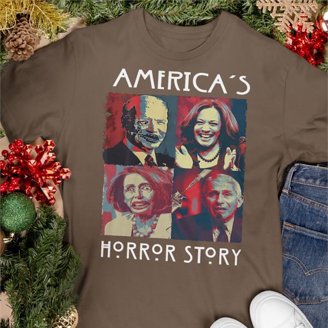 Kamala Harris Biden Nancy Pelosi Anthony Fauci America's Horror Story Tee Shirt Catherine