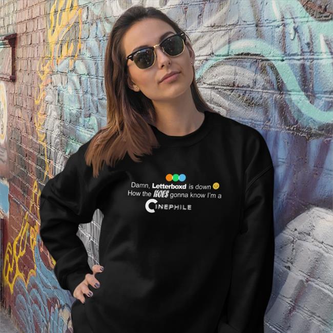 Karsten Runquist Damn Letterboxd Is Down How The Hoes Gonna Know I'm A Cinephile Shirts
