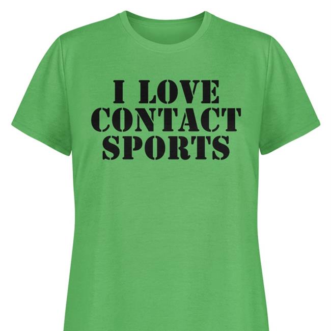 Tozierisms I Love Contact Sports T Shirt