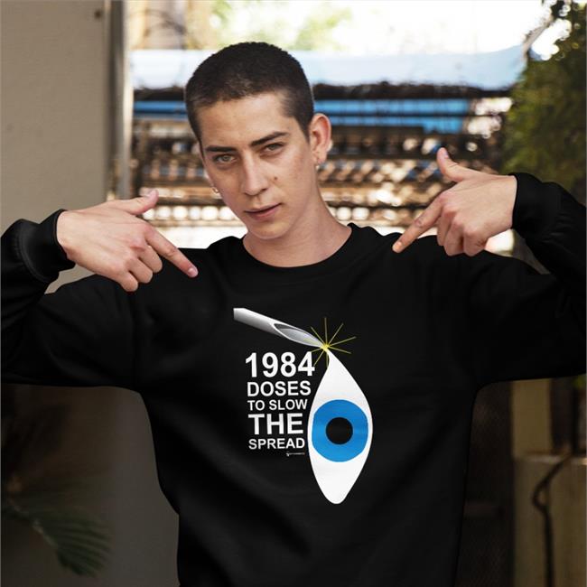 Wearechange Merch1984 Does To Slow The Spread Tee Black Luke Rudkowski