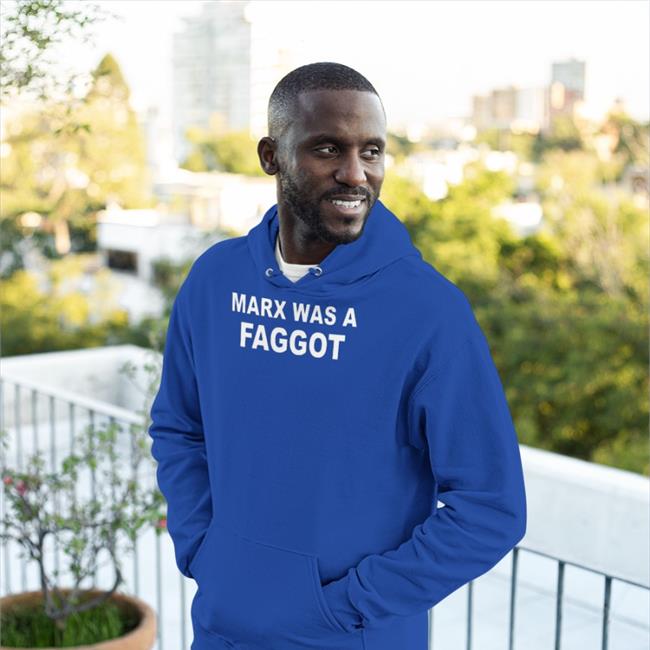 Official Rainbow Reclaimer Marx Was A Faggot Shirt Black