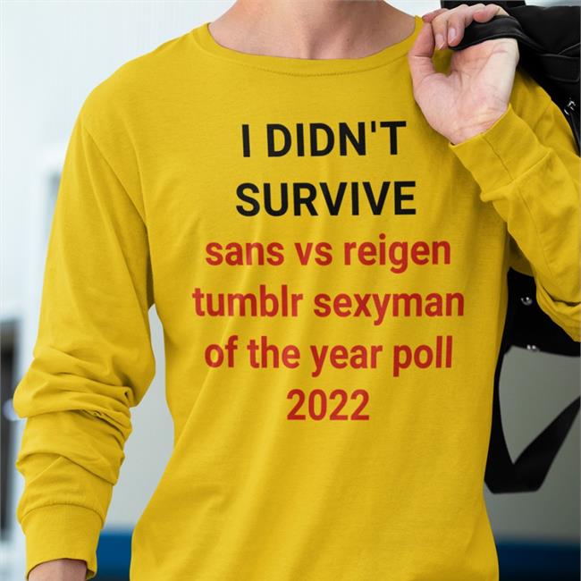 I Didn't Survive Sans Vs Reigen Tumblr Sexyman Of The Year Poll 2022 Hat