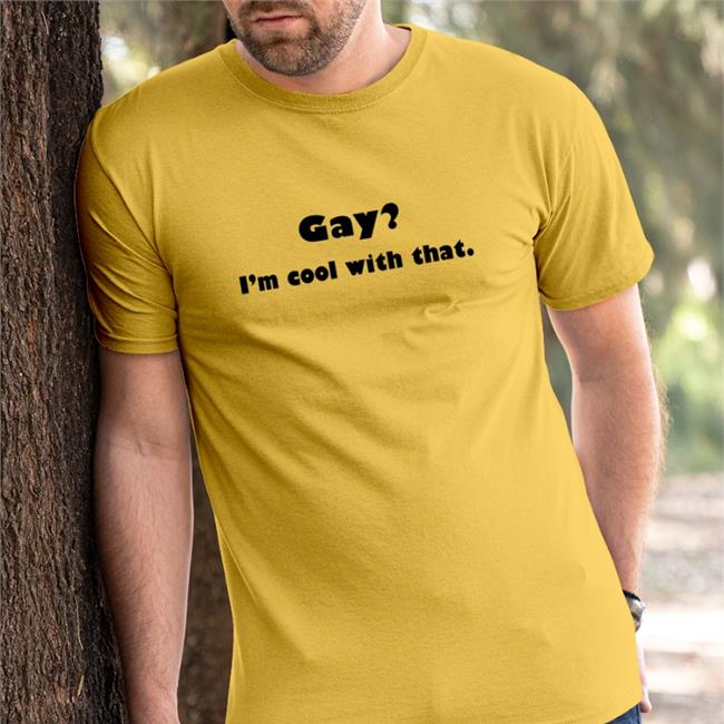 Shirts That Go Hard Gay I'm Cool With That Tee Shirt