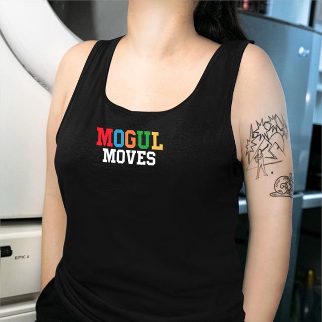 Retro Mogul Moves Drop Tees White By Ludwig