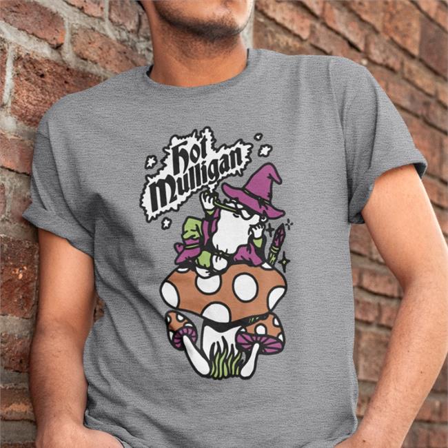 Hot Mulligan Merch Mushroom Wizard Shirt Hotmulliganband