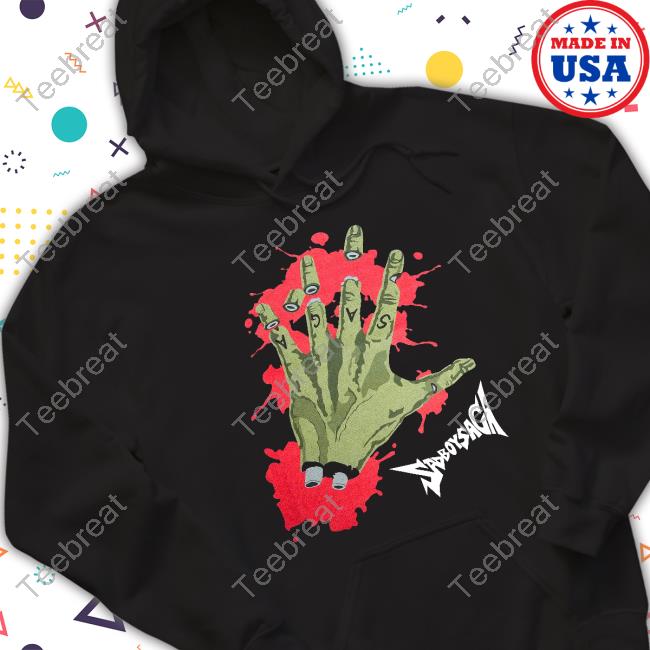 Official The Sad Boy Saga Clothing Line Merch Saga Hand Tee Shirt