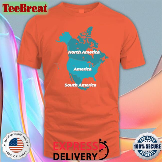 North America America South America Shirt Funny Three Year Letterman