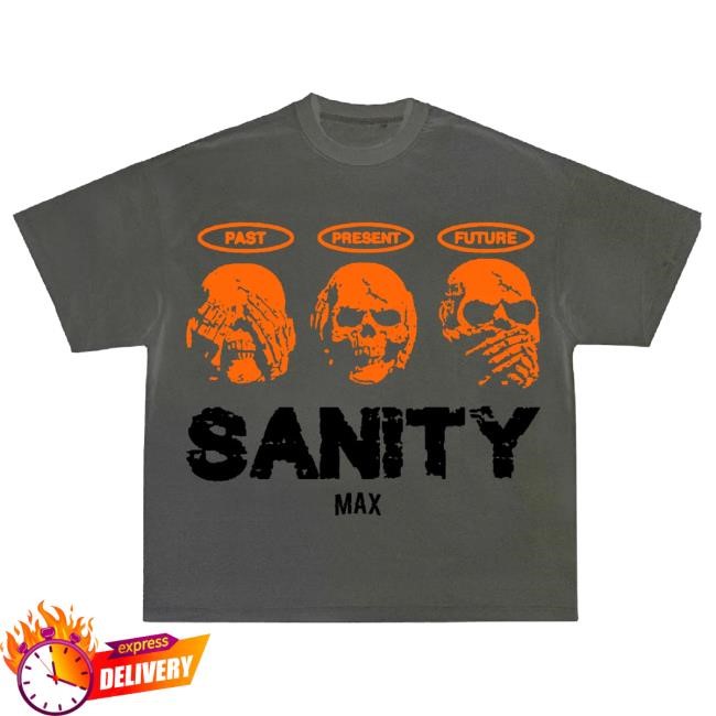 Official Maximo Apparel Gray & Orange "Time" Attractive Shirt
