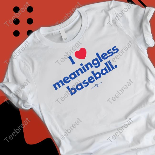 Rotowear I Love Meaningless Baseball Hoodie