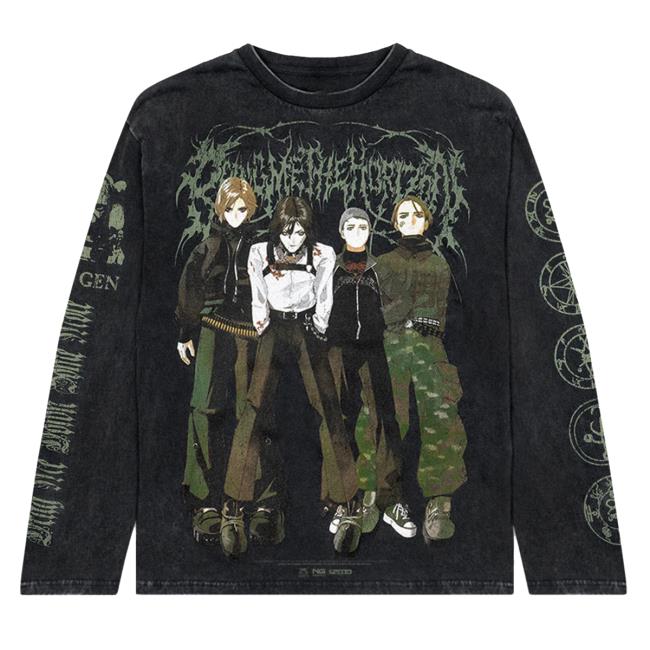 Bring Me The Horizon Supply Merch Clothing Store Drag Me Down Some More Longsleeve Tshirt