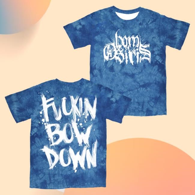 Official Sumerian Records Merch Store Born Of Osiris - "Bow Down" Royal Crystal Wash T-Shirts