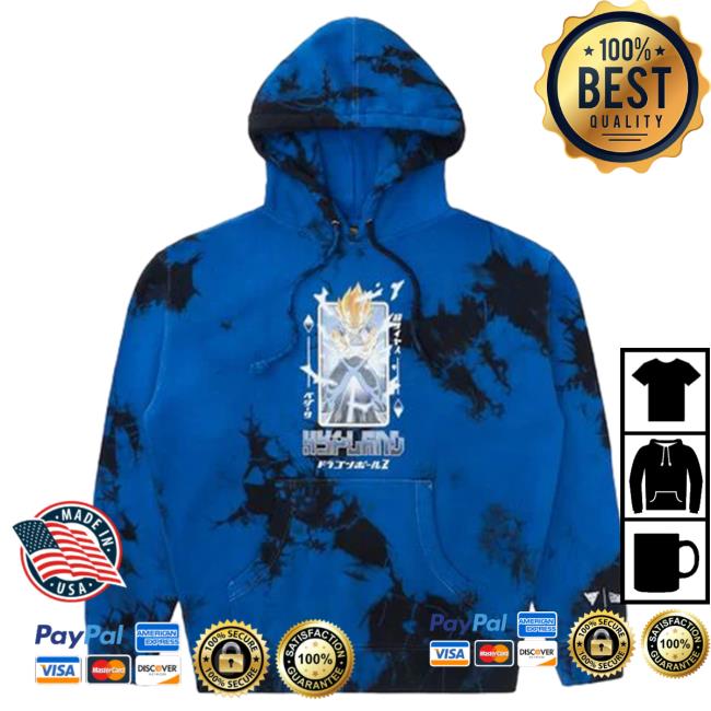 Official Hypland Clothing Merch Store Hypland Dragon Ball Z Majin Vegeta Sweaters (Tie Dye)