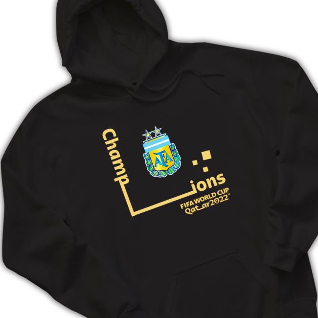 Official Nice argentina Fifa World Cup Champions 2022 Hoodie Official Nice argentina Fifa World Cup Champions 2022 Long Sleeve Tee