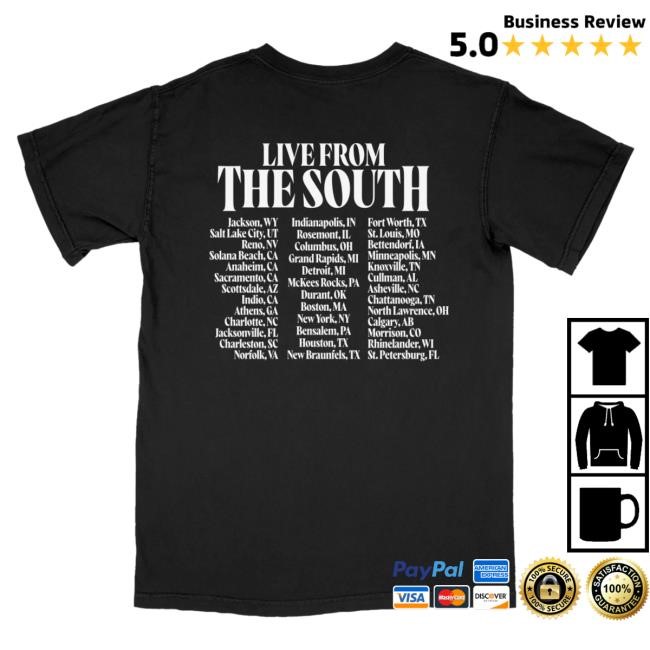 Front Row Vibes Ernest 2026 Tour Photo Tee Artist Collection Ernest 2026 Tour Photo Tee