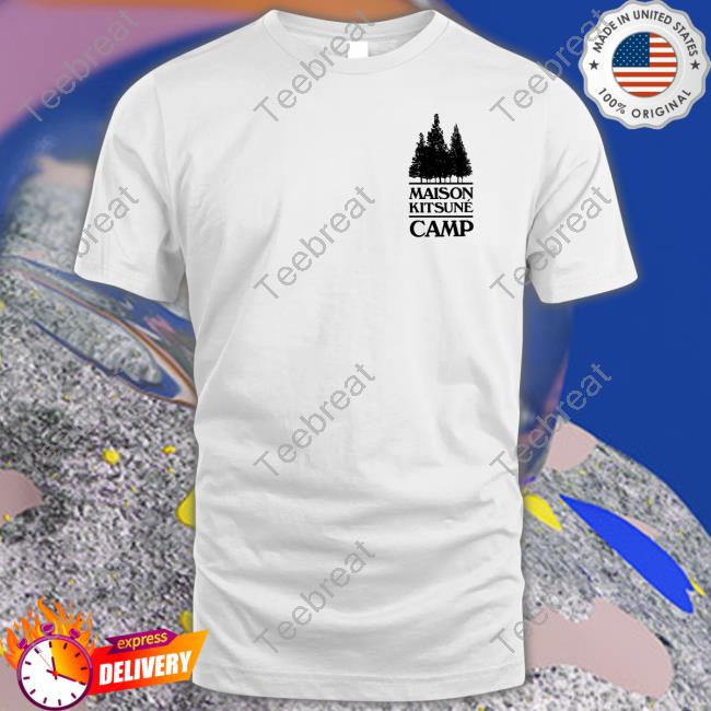 Maison Kitsune Camp Edition Limited Hoodie Shirt White