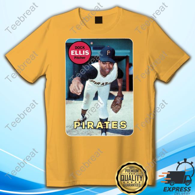 Official Homage Merch Dock Ellis Pitcher Pirates Shirt