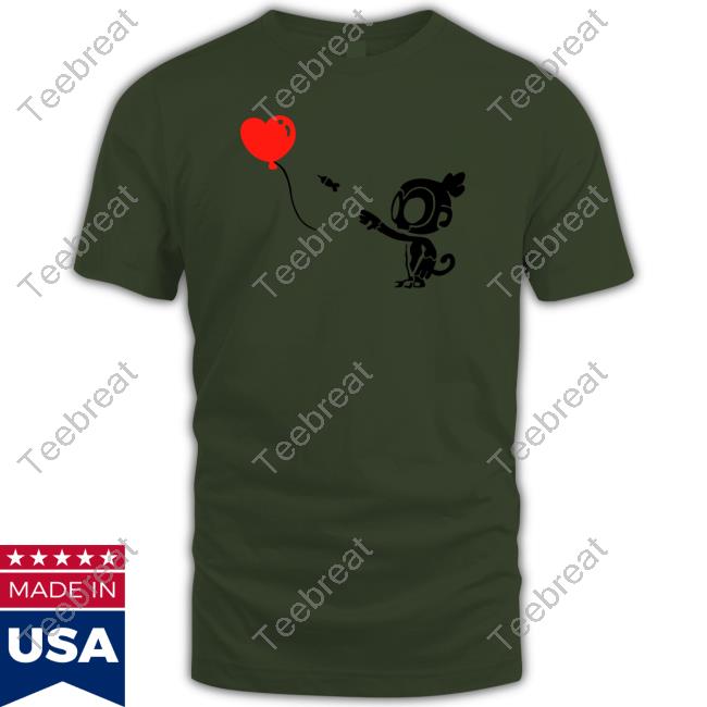 Official Monkey With Bloon Shirt Shirt 2022 Official Monkey With Bloon Shirt Long Sleeve