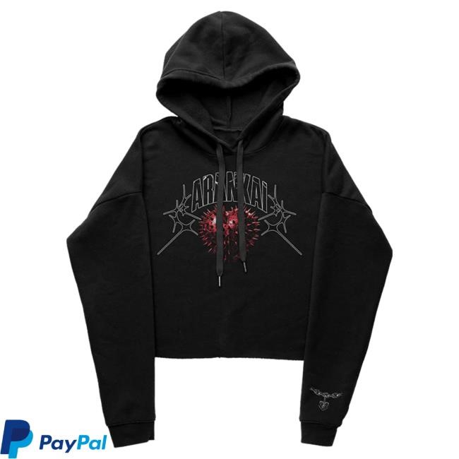 Official Arankai Merch Store Arankai Keychain Heart Cropped Attractive Hoodie
