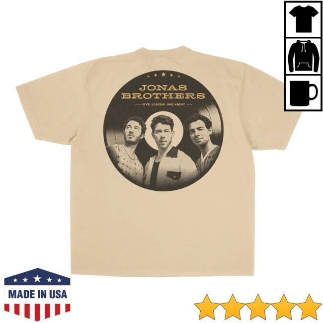 JB RECORD Shirt Jonas Brothers Merch Shop