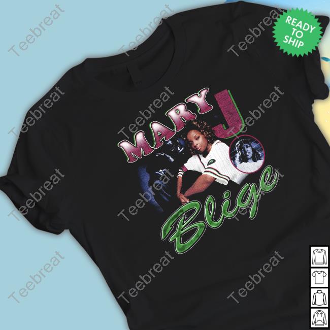 Mary J Blige Throwback Black T Shirt