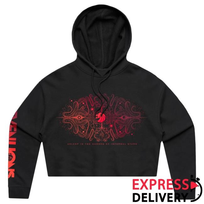 Official Seven Lions Merch Seven Lions - Asleep In The Garden Crop Hood