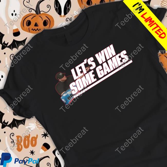 Shop Jomboy Media Official Let's Win Some Games Tee Shirt